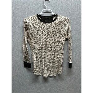 J.Crew Vintage Waffle 100% cotton Thermal Under Shirt size S Long Sleeve